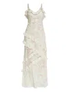 Loveshackfancy Nocelle Floral-lace Ruffled Dress In White