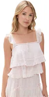 Loveshackfancy Novalee Top Tea Rose Pink In Tea Rose Pink