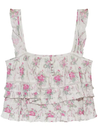 LOVESHACKFANCY NOVALEE TOP