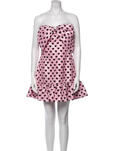 Pre-owned Loveshackfancy Nylon Mini Dress In Pink