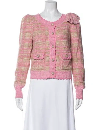 Pre-owned Loveshackfancy Nylon Patterned Sweater