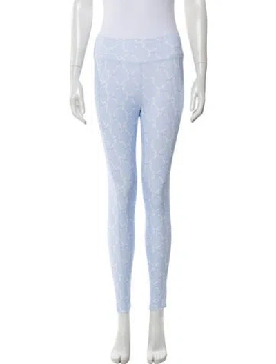 Pre-owned Loveshackfancy Nylon Sweatpants W/ Tags In Blue