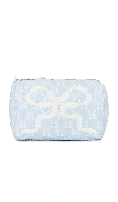 Loveshackfancy Octavia Pouch With Bow In Purple