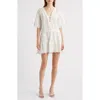 Loveshackfancy Orcia Embroidery Detail Cotton Babydoll Minidress
