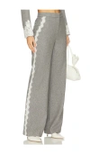 Loveshackfancy Oriaith Pant In Gray