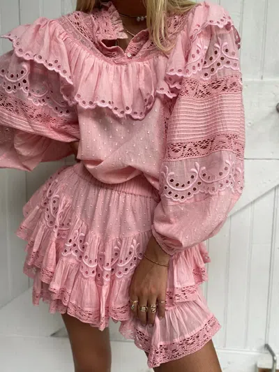 Loveshackfancy Orlando Top Pink Grace