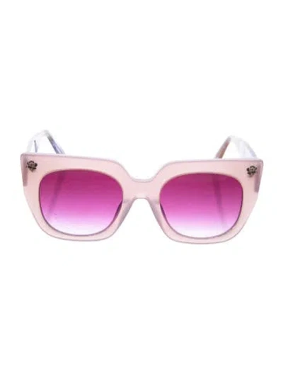 Pre-owned Loveshackfancy Oversize Gradient Sunglasses In Multi