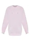 Loveshackfancy Palo Embroidered Sweatshirt In Pink