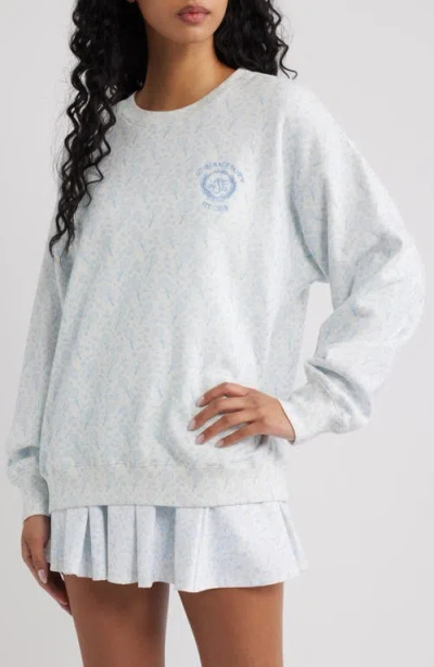 Loveshackfancy Palo Oversize Sweatshirt In White