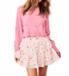 Loveshackfancy Parson Lace Pullover In Heartfelt Pink In Pink