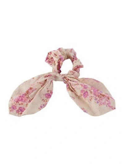 Pre-owned Loveshackfancy Patterned Headband In Neutral