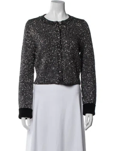 Pre-owned Loveshackfancy Patterned Jacket In Gray