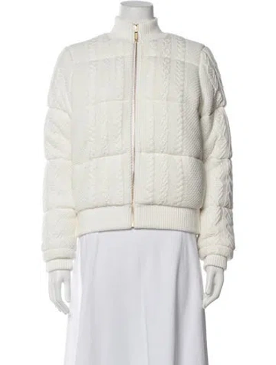 Pre-owned Loveshackfancy Patterned Jacket In Neutrals