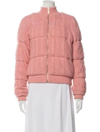 Pre-owned Loveshackfancy Patterned Jacket In Pink