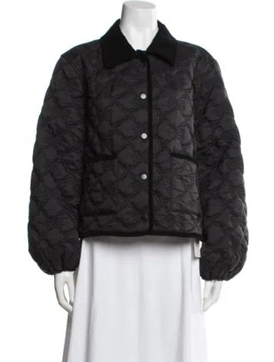 Pre-owned Loveshackfancy Patterned Jacket W/ Tags In Black