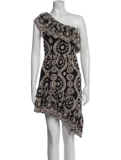 Pre-owned Loveshackfancy Patterned Mini Dress