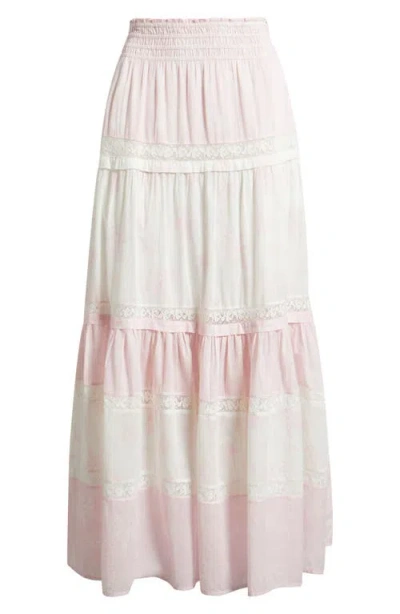 Loveshackfancy Phia Tiered Skirt In White