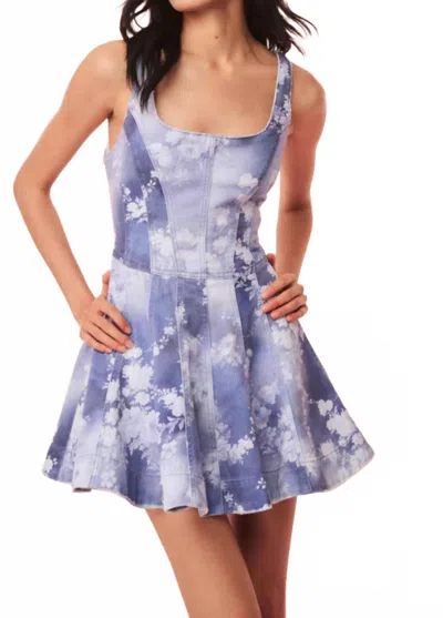 Loveshackfancy Piero Dress In Bluebell Cloud In Multi