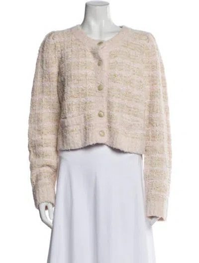 Pre-owned Loveshackfancy Plaid Print Evening Jacket In Multi