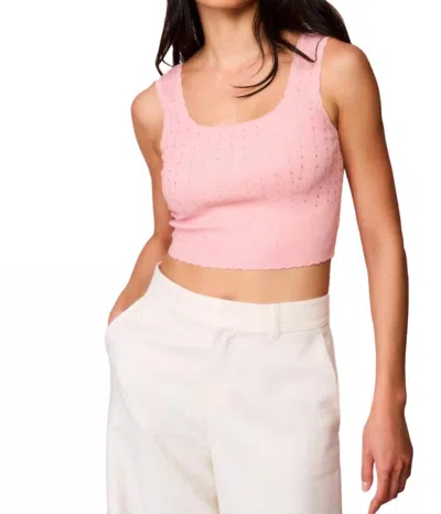 Loveshackfancy Prague Tank Top In Pink Champagne