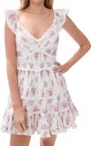 Loveshackfancy Presline Lace-trim Mini Dress In Pink