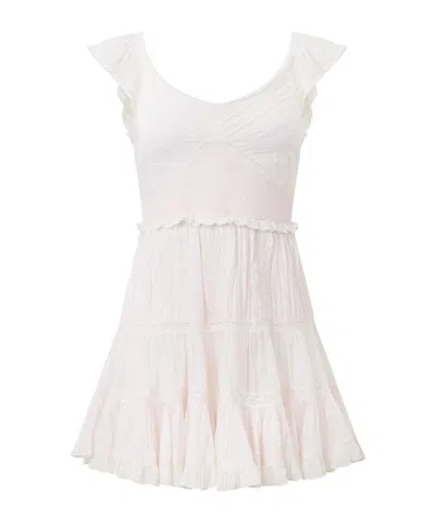 Loveshackfancy Presline Dress In Tea Rose Pink