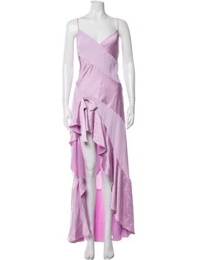 Pre-owned Loveshackfancy Printed Long Dress In Pink