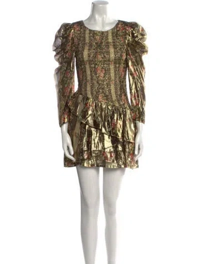 Pre-owned Loveshackfancy Printed Mini Dress