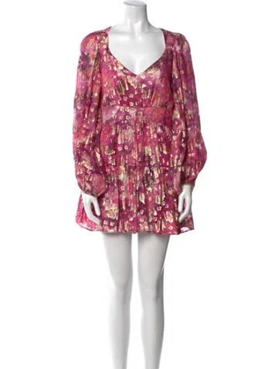 Pre-owned Loveshackfancy Printed Mini Dress