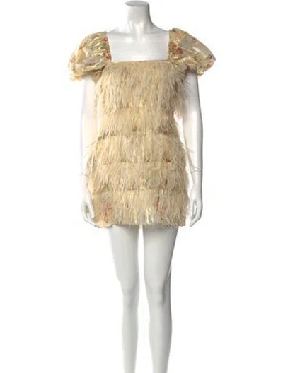 Pre-owned Loveshackfancy Printed Mini Dress