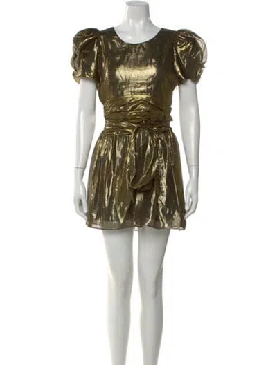 Pre-owned Loveshackfancy Printed Mini Dress