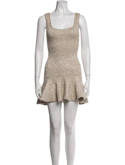 Pre-owned Loveshackfancy Printed Mini Dress In Pink