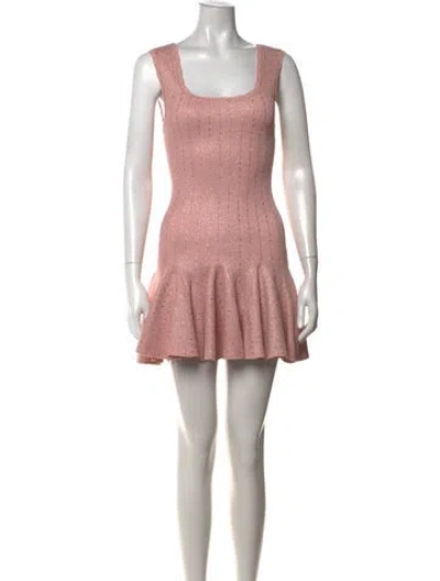 Pre-owned Loveshackfancy Printed Mini Dress W/ Tags In Pink