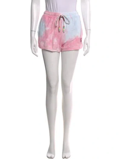 Pre-owned Loveshackfancy Printed Mini Shorts In Multi