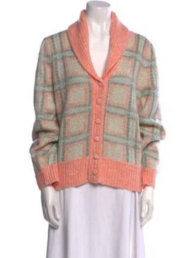 Pre-owned Loveshackfancy Printed Sweater In Pink