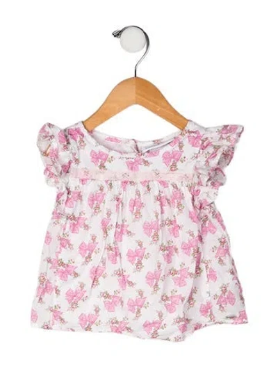 Pre-owned Loveshackfancy Babies' Printed Top In Multi