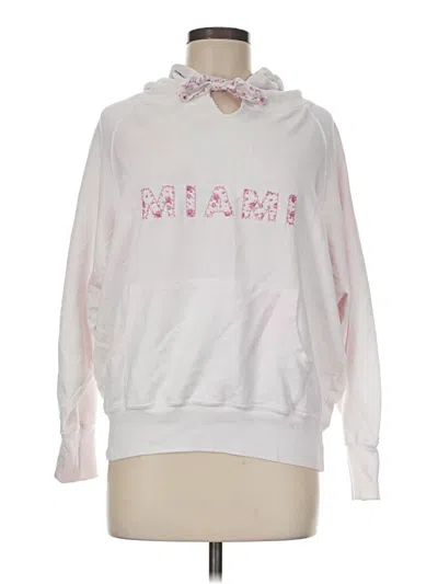 Pre-owned Loveshackfancy Pullover Hoodie In Pink
