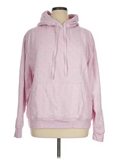 Pre-owned Loveshackfancy Pullover Hoodie In Pink