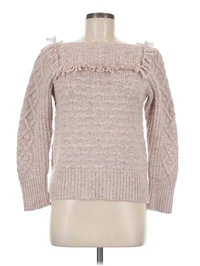 Pre-owned Loveshackfancy Pullover Sweater In Pink