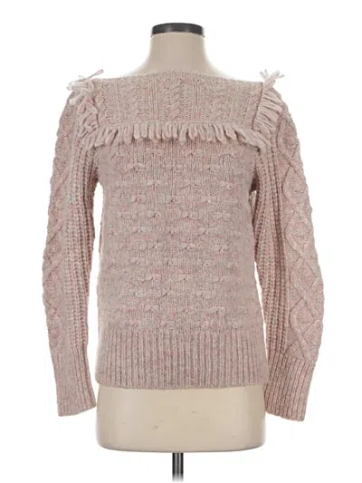 Pre-owned Loveshackfancy Pullover Sweater In Pink