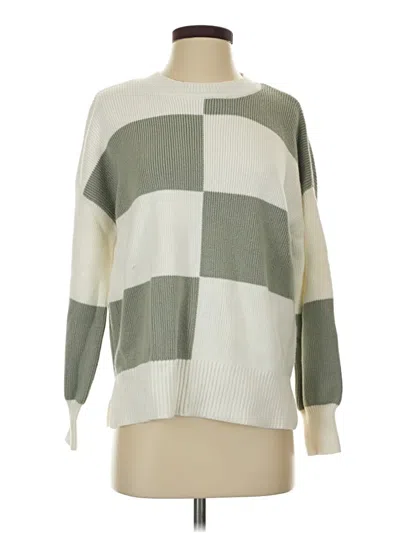 Pre-owned Loveshackfancy Pullover Sweater In White