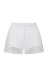 Loveshackfancy Quindi Linen Shorts In White