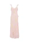 Loveshackfancy Radiance Ruffled Lace-trimmed Chiffon Maxi Dress In Multi