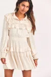 Loveshackfancy Raegan Dress Cream In White