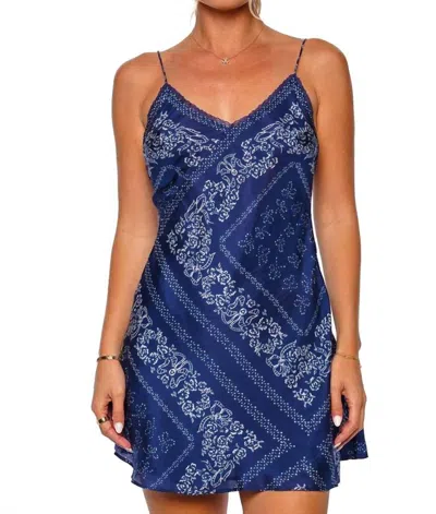 Loveshackfancy Raja Dress In Moonlight Indigo In Multi