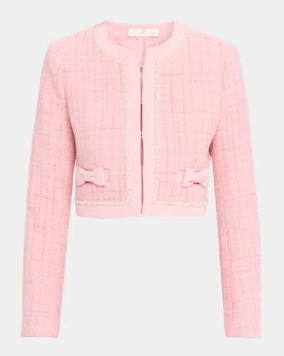 Loveshackfancy Ralphette Cropped Tweed Jacket