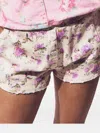 Loveshackfancy Renato Floral Frayed Shorts In Neutral