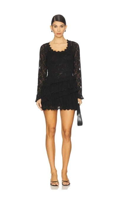 Loveshackfancy Rhea Dress In Black