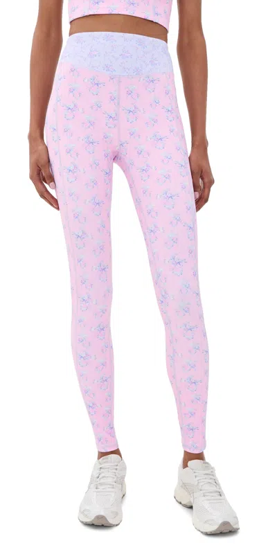 Loveshackfancy Rhosyn Leggings Stonewash Mauve In Multi