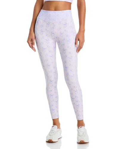 Loveshackfancy Rhosyn Seamed Leggings In White